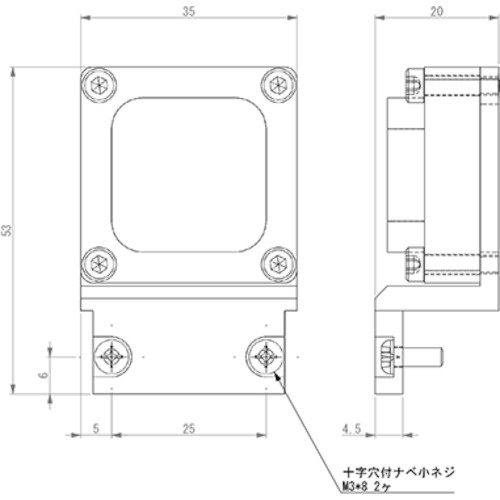 アインツ ワイヤレスコネクター4P・ロボット側【OX-RS04R-SB】