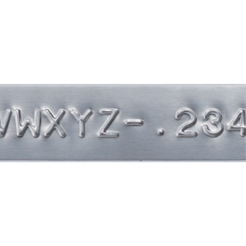 ダイモ M-1011用 アルミテープのり無し 12mm x 3.6m【DM31000】