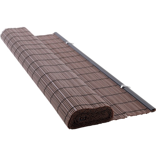 大島屋 樹脂製すだれ 88×180cm ブラウン【25336】