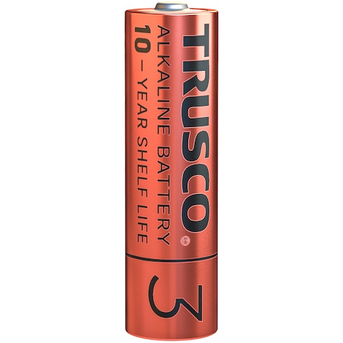 TRUSCO アルカリ乾電池 10年 単3 お得パック (1Pk(箱)=40本入)【TLR6GL-40】