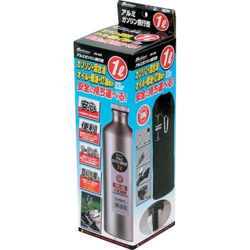 Meltec ガソリンアルミボトル1L【FK-06】