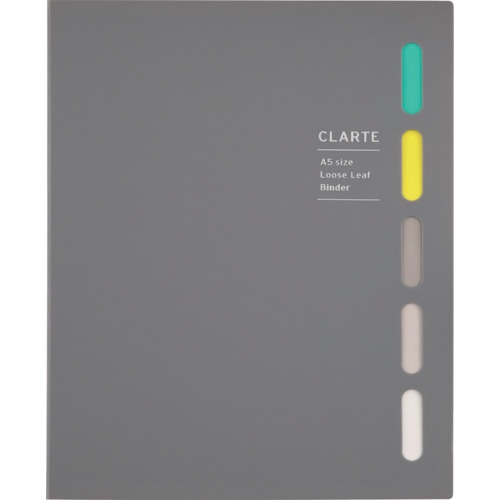 maruman A5 バインダー クラルテ グレー【F415-11】