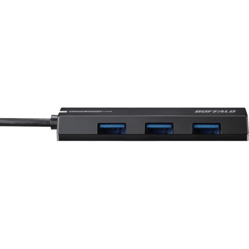 BUFFALO USB3.0 スタンダード 4ポート セルフパワーハブ【BSH4A120U3BK】