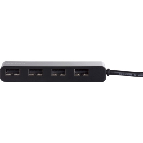 BUFFALO USB2.0 バスパワー 4ポート どっちもUSBハブ ブラック【BSH4U310D2BK】