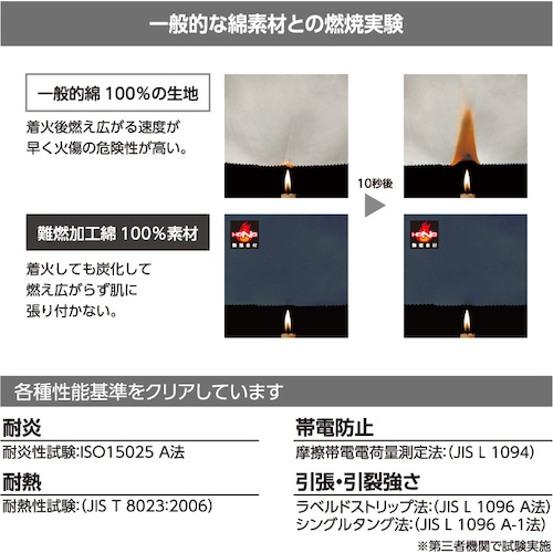 HOOH 難燃ブルゾン 3L シルバーグレー【V4202-3L-39】