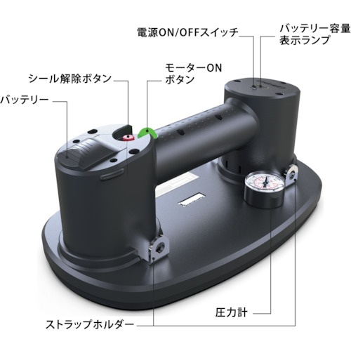 GRABO ポータブル電動バキュームリフターグラボプラスS【006.08.069】