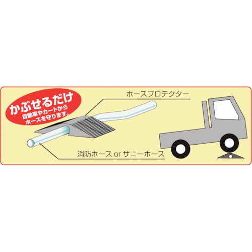 IWA 車両対応 ゴム製 ホース保護カバー ホースプロテクター (ホースブリッジ)【02HP075R】