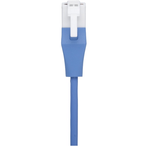 BUFFALO Cat6 ツメの折れないLANケーブル スリム ストレート 3m ブルー【BSLS6SU30BL2】