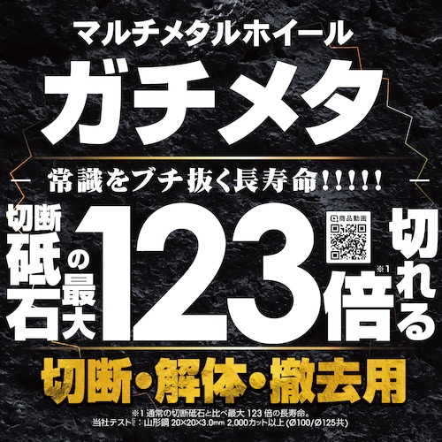 モトユキ グローバルソー マルチメタルホイール ガチメタ【XGM-125】