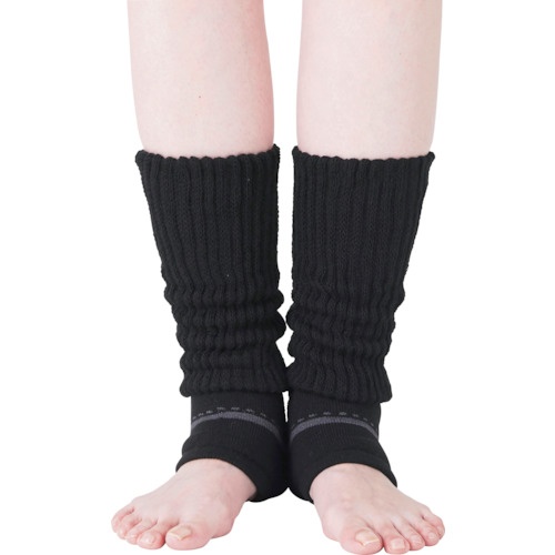 okamoto 靴下サプリまるでこたつレッグウォーマーフリー ブラック【533-992B-99-90】