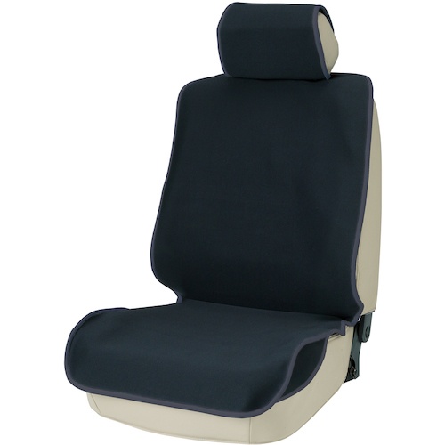 BonForm カーシートカバー 防水デオ フロント1枚 ブラックグレー【40255008】