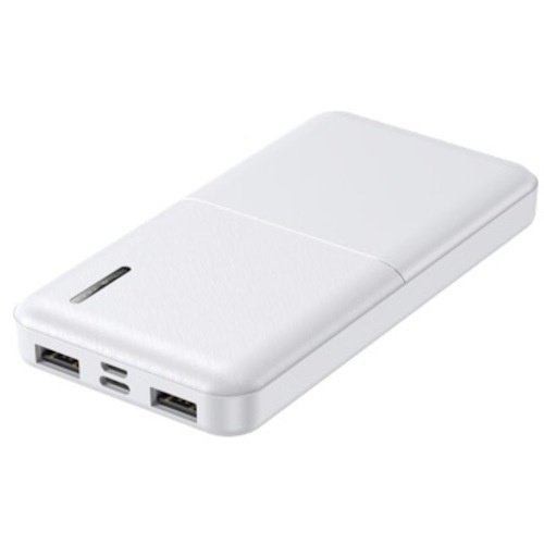 ハイディスク ハイディスク コンパクトスリム急速充電モバイルバッテリー 10000mAh ホワイト【HD-MB10000TAWH】