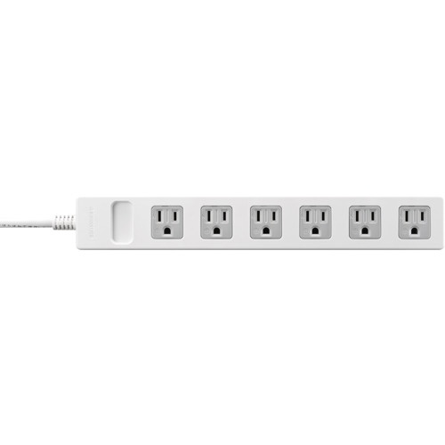 BUFFALO 3ピン式電源タップ マグネット&2重構造 6個口/5m ホワイト【BTWMTJ3650WH】