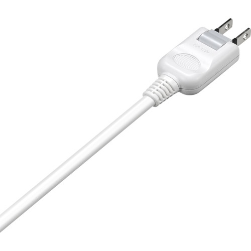 BUFFALO 2ピン式電源タップ 個別スイッチ/ほこり防止シャッター付/6個口/1.0m ホワイト【BTCSHWJT2610WH】
