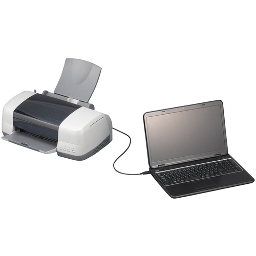 BUFFALO USB2.0 A to B ケーブル 1.5m ブラック【BU2AB15BK】