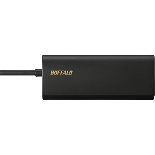BUFFALO Type-C接続 ドッキングステーション PD対応 HDMI出力 ブラック【LUD-U3-CGHDBK】