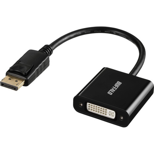 BUFFALO DisplayPort-DVI変換アダプタ ブラック【BDPDVBK】