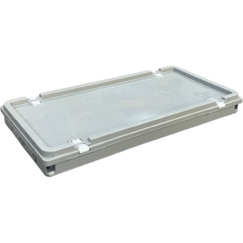 サンコー TP規格折りたたみコンテナー用フタ 702427 TPO-360フタ(ロック付)ライトグレー【SK-TPO360-F-GLL】
