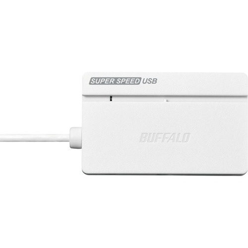 BUFFALO USB3.0 マルチカードリーダー スタンダード ホワイト【BSCR100U3WH】