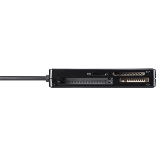 BUFFALO USB2.0 マルチカードリーダー ケーブル収納モデル ブラック【BSCR300U2BK】