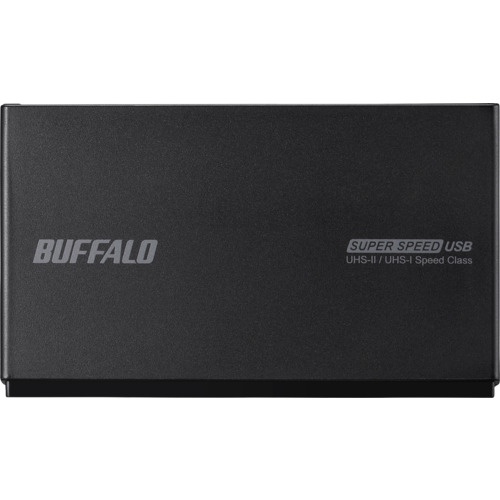 BUFFALO UHS-II対応 USB3.0 マルチカードリーダー ブラック【BSCR700U3BK】