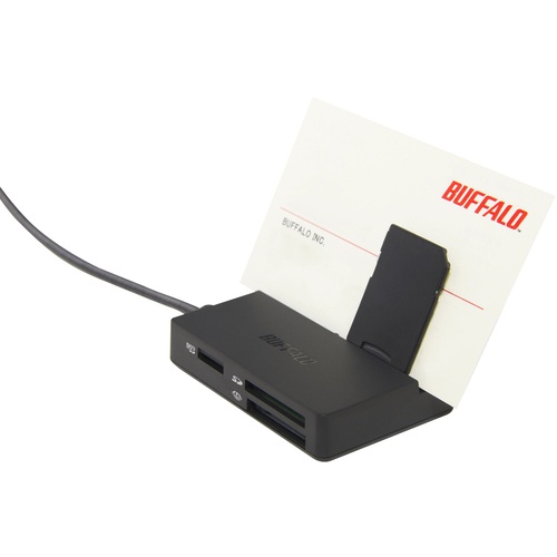 BUFFALO USB2.0 マルチカードリーダー/ライター スタンダードモデル ホワイト【BSCR100U2WH】