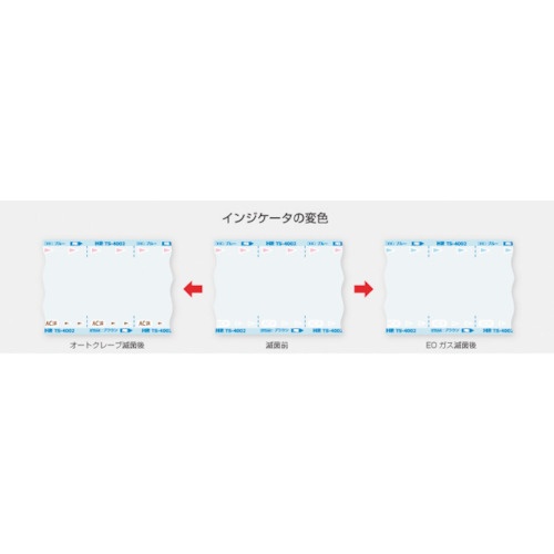 日油技研 滅菌バッグ オートクレーブ 滅菌/EOガス滅菌 両用バッグ ロールタイプ【TS-4005】