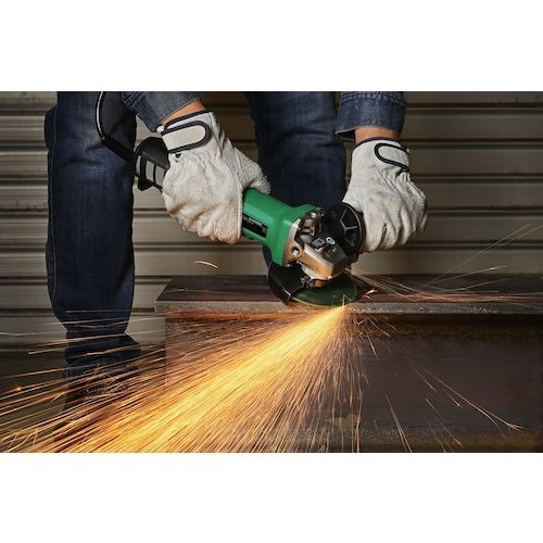 HiKOKI 100V電子ディスクグラインダ125mm ACブラシレス ブレーキ付 パドルスイッチ【G13BYEQ2-100V】