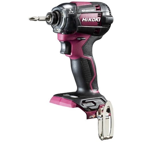 HiKOKI 18Vコードレスインパクトドライバ レッド 本体のみ【WH18DC-NNR】