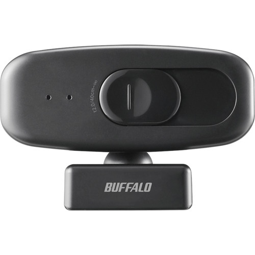 BUFFALO 200万画素WEBカメラ 1080P FullHD マイク内蔵 ブラック【BSW300MBK】