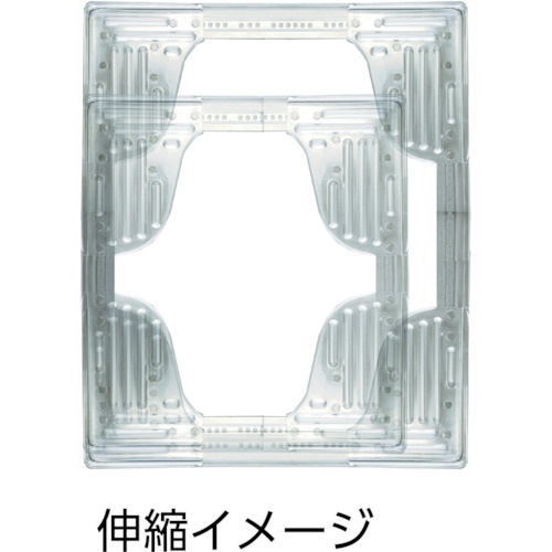 ルート コンテナ台車 ルートボーイ602AL型(アルミ) 最大410×710【602AL-04】