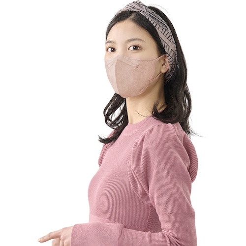 IRIS 296470 DAILY FIT MASK 立体 ふつうサイズ 30枚入 ピンクベージュ【RK-F30SPB】