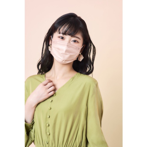 IRIS 296313 DAILY FIT MASK ふつうサイズ 30枚入 ピンクベージュ【PN-DC30MPB】
