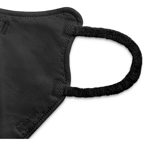 IRIS 296469 DAILY FIT MASK 立体 ふつうサイズ 30枚入 ブラック【RK-F30SBK】