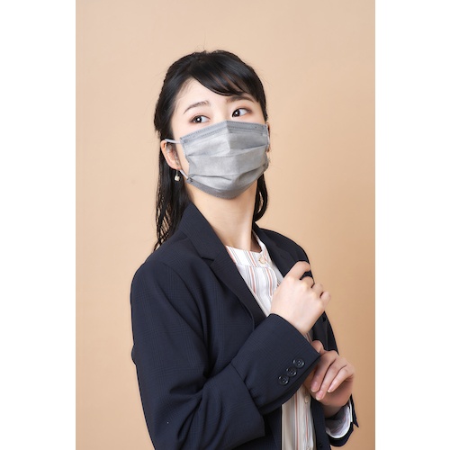 IRIS 296316 DAILY FIT MASK ふつうサイズ 30枚入 アッシュグレー【PN-DC30MAG】