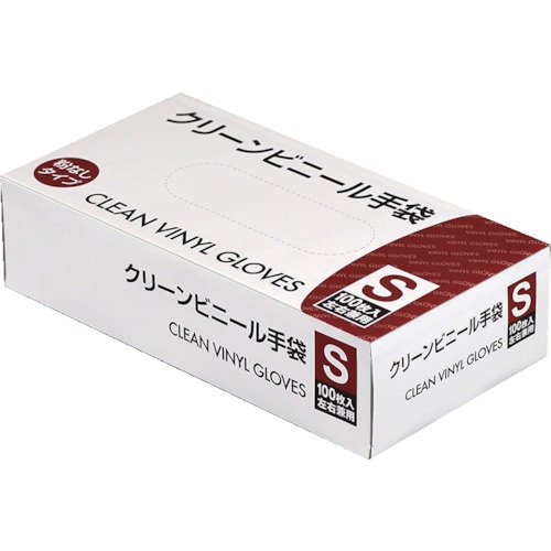 MISM クリーンビニール手袋S 100枚 CP-002【307020007】
