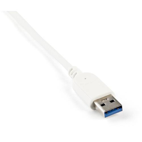 StarTech USBハブ/USB 3.0/USB-A - 3x USB-A/LAN/バスパワー/シルバー【ST3300G3UA】
