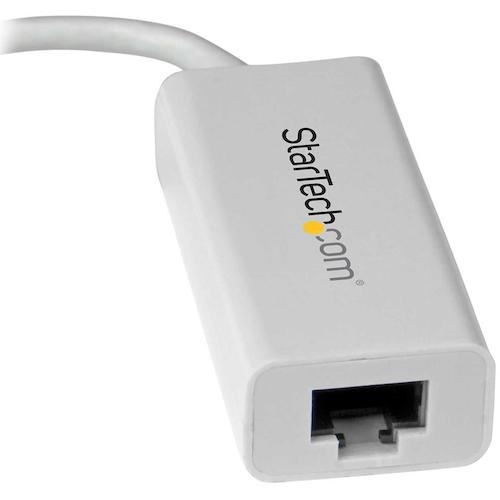 StarTech LANアダプター/USB-C/1x RJ45/10/100/1000 Mbps/ホワイト【US1GC30W】