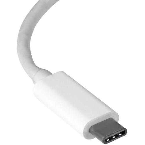 StarTech LANアダプター/USB-C/1x RJ45/10/100/1000 Mbps/ホワイト【US1GC30W】