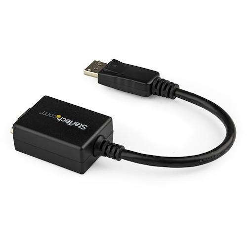 StarTech ディスプレイアダプター/DP - VGA/1080p/23cmケーブル/BK【DP2VGA2】