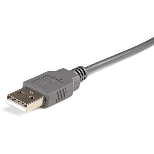 StarTech シリアル変換ケーブル/USB-A - RS232C/91cm/DB9-DB25コネクター付【ICUSB232DB25】