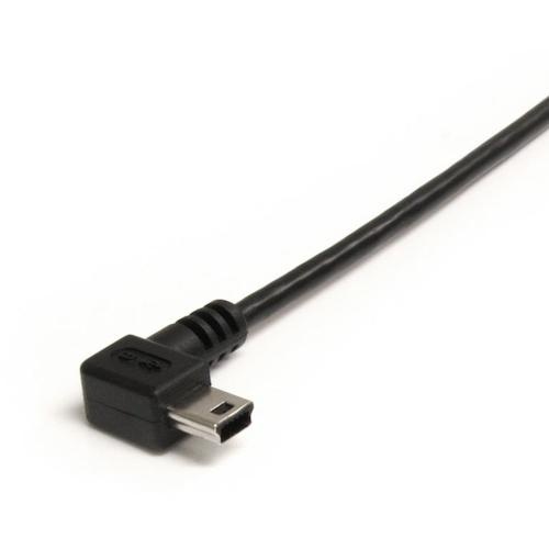 StarTech USBケーブル/A - Mini-B/91cm/USB 2.0/右L型/オス・オス/BK【USB2HABM3RA】