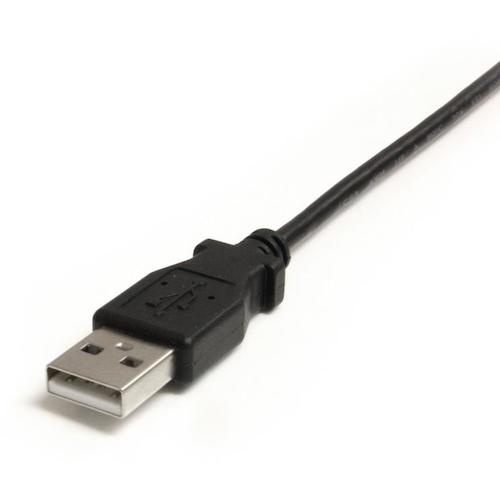StarTech USBケーブル/A - Mini-B/91cm/USB 2.0/右L型/オス・オス/BK【USB2HABM3RA】