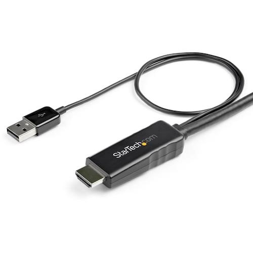 StarTech ディスプレイ変換ケーブル/HDMI - DP/2m/4K30Hz/USBパワー【HD2DPMM2M】