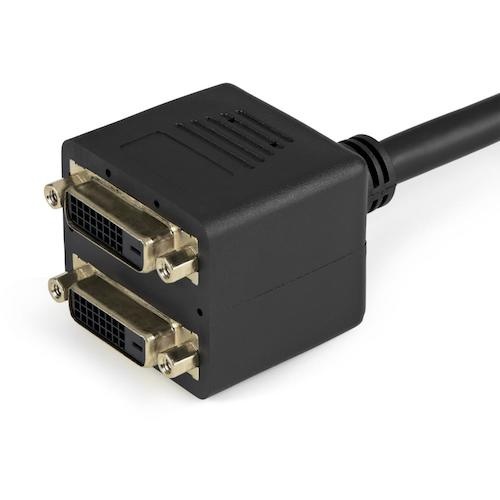 StarTech DVI-Dケーブル/30m/スプリッター/DVI-D - 2x DVI-D/オス・メス【DVISPL1DD】