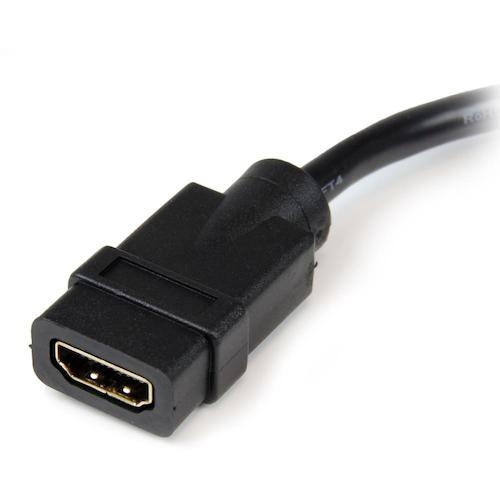 StarTech ディスプレイ変換ケーブル/HDMI - DVI-D/20cm/HDMIメス・DVIオス【HDDVIFM8IN】