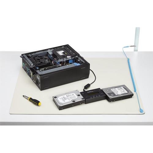 StarTech 静電気除去マット/60cm x 70cm/取外し可能アースコード付き【M3013】