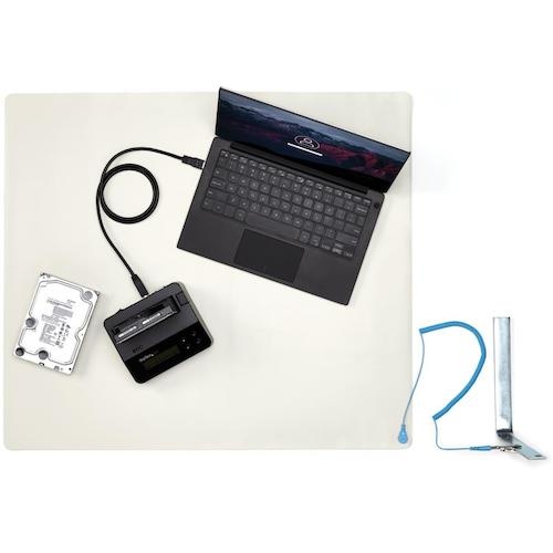 StarTech 静電気除去マット/60cm x 70cm/取外し可能アースコード付き【M3013】