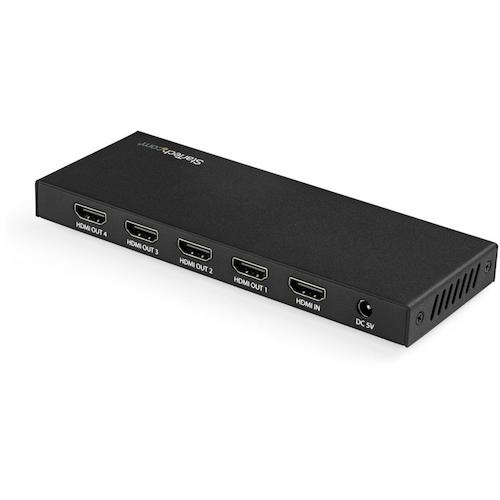 StarTech ビデオスプリッター/HDMI/1入力4出力/4K60Hz/EDID/HDCP 2.2【ST124HD202】