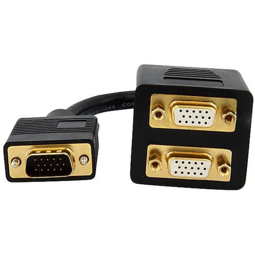 StarTech VGAケーブル/VGAスプリッター/30cm/1x VGA - 2x VGA/オス・メス【VGASPL1VV】